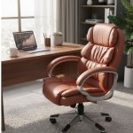 Barte Mid-Back PU Leather Office Chair