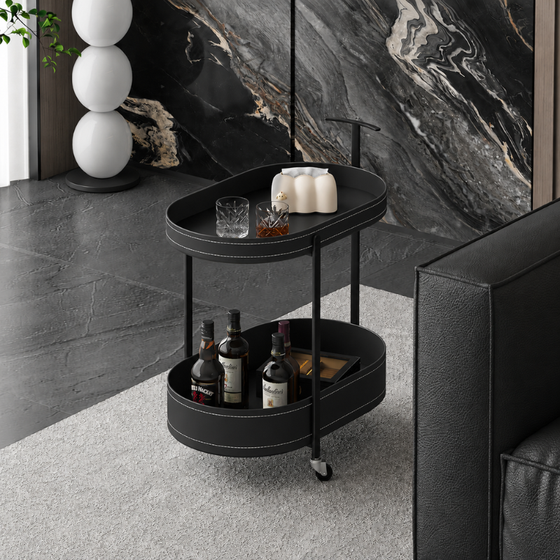 Glenmore 2-Tier Serving Trolley - Image 3